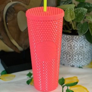 New Starbucks summer 2022 Dragonfruit studded tumbler venti